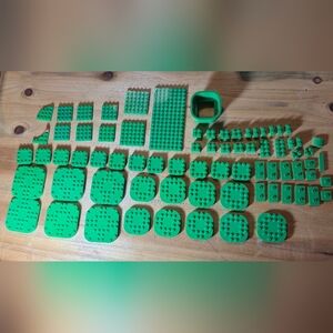 Lego Lot "Bright Green" Plates, Mod Plates, Bricks &  Pieces